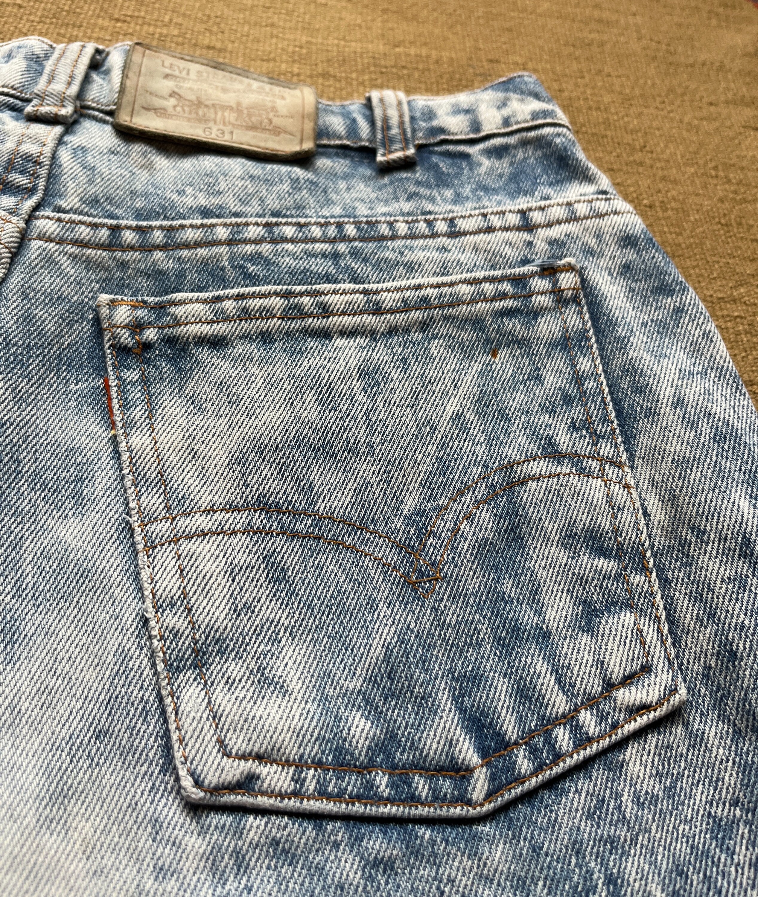 Unique Vintage Acid Wash Levi Cut Offs - Etsy