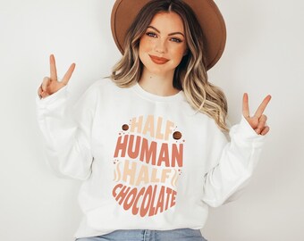 Funny Chocolate SweatShirt, Chocolate Lover Shirt, Chocolate Squad Gift Tee, Chocoholic Shirt, Cute Chocolate Lover Gift, Chocolate Day Gift