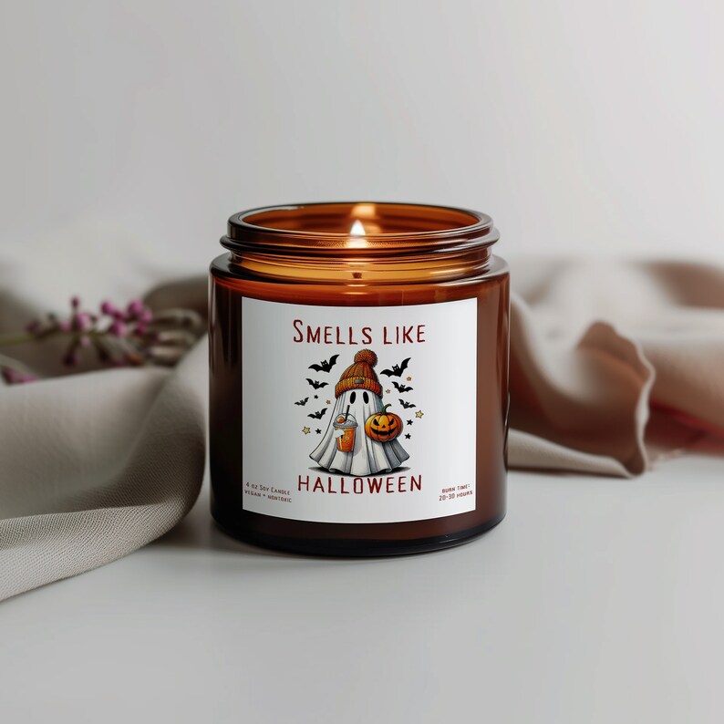 Smells Like Halloween Fall Candles, Funny Halloween Gift, Pumpkin Lover