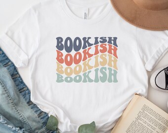 Women's Bella+Canvas Book Shirt, Book Lover Shirt, Retro Reading Tee, Reading Lover Gift, Librarian Top, Mother's Day Gift, Gift for teacher