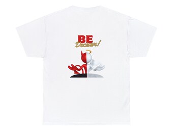 Sea decisivo unisex camiseta de algodón pesado
