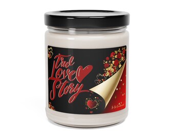 Vela de soja perfumada del día de San Valentín, 9 oz