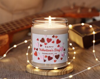Vela de soja perfumada del día de San Valentín, 9 oz