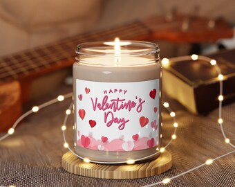 Vela de soja perfumada del día de San Valentín, 9 oz
