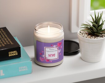 Vela de soja perfumada del día de San Valentín, 9 oz