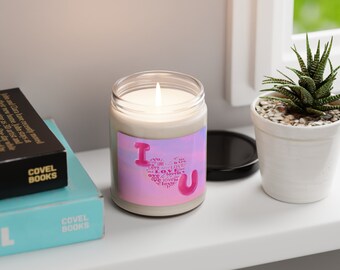 Vela de soja perfumada del día de San Valentín, 9 oz