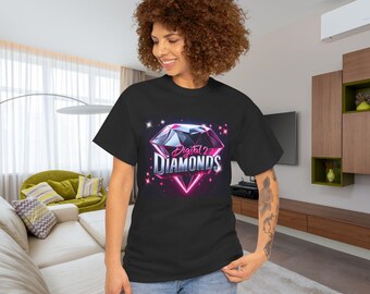 Camiseta con el logotipo de Digital 2 Diamonds, camiseta de aficionado, camiseta de algodón con gráficos, camiseta con gráficos unisex, camiseta con el logotipo de la marca, camiseta benéfica