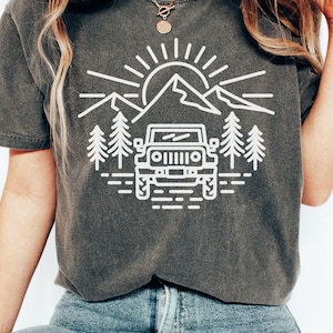 【JEEP】Camping Small Logo Half T-shirt Camping Jeep Shirt - Etsy Canada