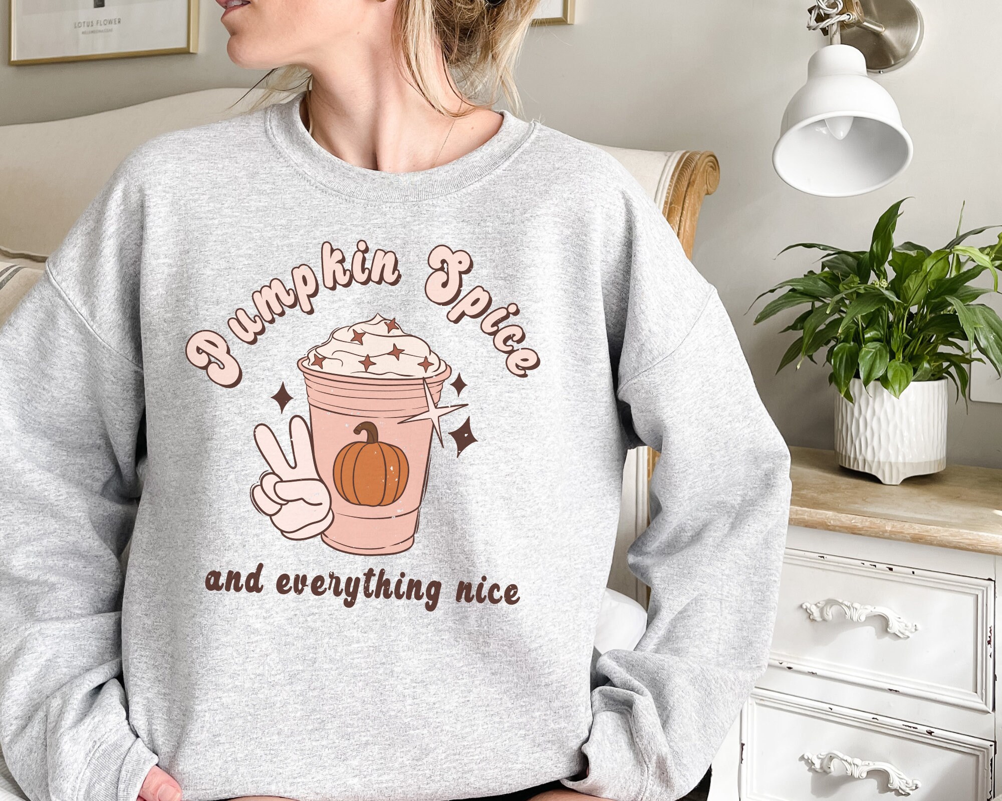 Pumpkin Spice Crew Neck Sweatshirt main image 1