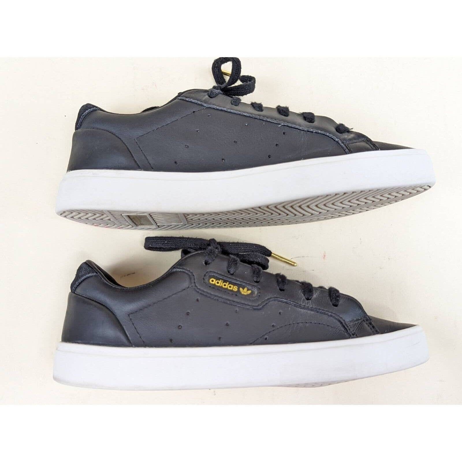 Adidas sleek hotsell womens black