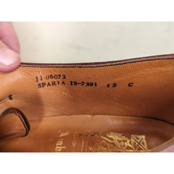 Vintage Mens Ambassador Sparta Monk Strap Dress Shoes Brown  display picture 3