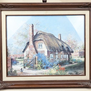 Marty Bell Little Tulip Thatch Artist Print Framed Signed Numbered A/P COA 1986