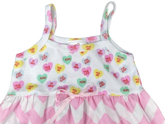 4t pink valentine dress Jxzom Toddler Baby Girl Valentines Day Outfit Ruffle Smocked Heart Embroidery Dress Plaid Playwear 6 12 18 Months 2T 3T 4T Summer Clothes, Infant