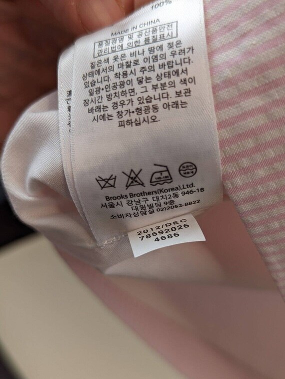 NEW Brooks Brothers Fleece Pink White Striped Seersucker Girls Dress Size 12 Etsy UK