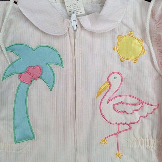 ジャケット・アウター 90s- used hooded jacket flamingo pattern 90s- used hooded jacket flamingo pattern