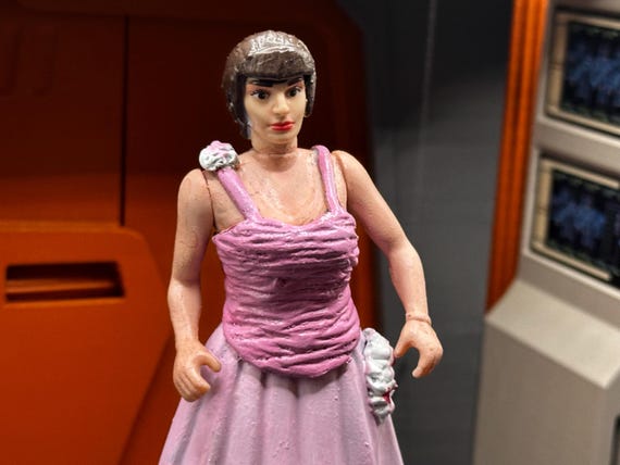 Counselor Deanna Troi in Wedding Dress [star Trek TNG Movie Line - Wave 1]  - Etsy