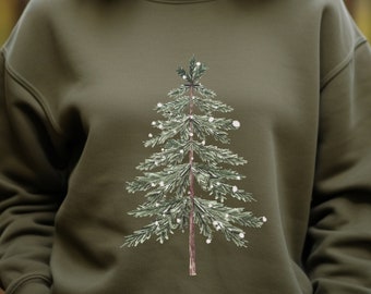 Pine Tree CAMPING GRAPHIC SWEATSHIRT - Friedliches Wald-Sweatshirt für Outdoorsy Geschenk