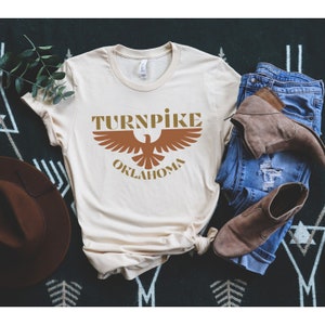 Turnpike Oklahoma Tee, Turnpike, Red Dirt Country, Oklahoma USA, Midwest T-Shirt, Men's Western Tee, Women's Western Tee, Country Music Tee