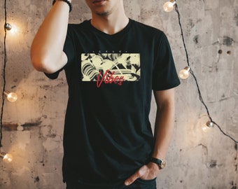 Short Sleeve Tee Unisex Japan Vibe Energy Inspired Art Clothing Fashion T-shirt