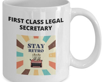 Legal secretary gift mug, gift ideas, coffee cup