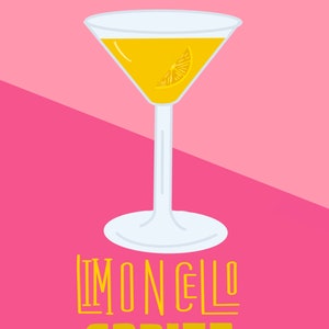 Lemoncello spritz print