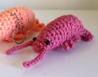 Handmade Crochet Shrimp