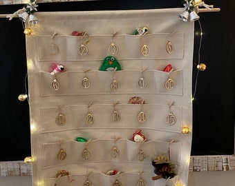 Christmas Canvas Fabric Advent Calendar