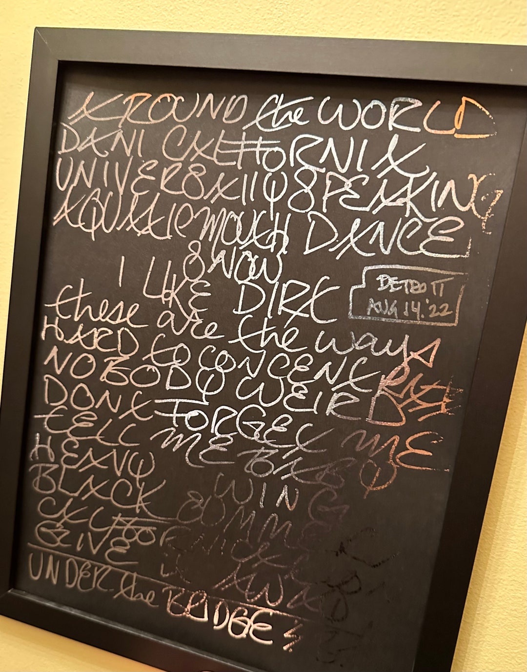 RHCP Setlist Any Show 2022 2023 or 2024 Tour Concert Setlist Souvenir