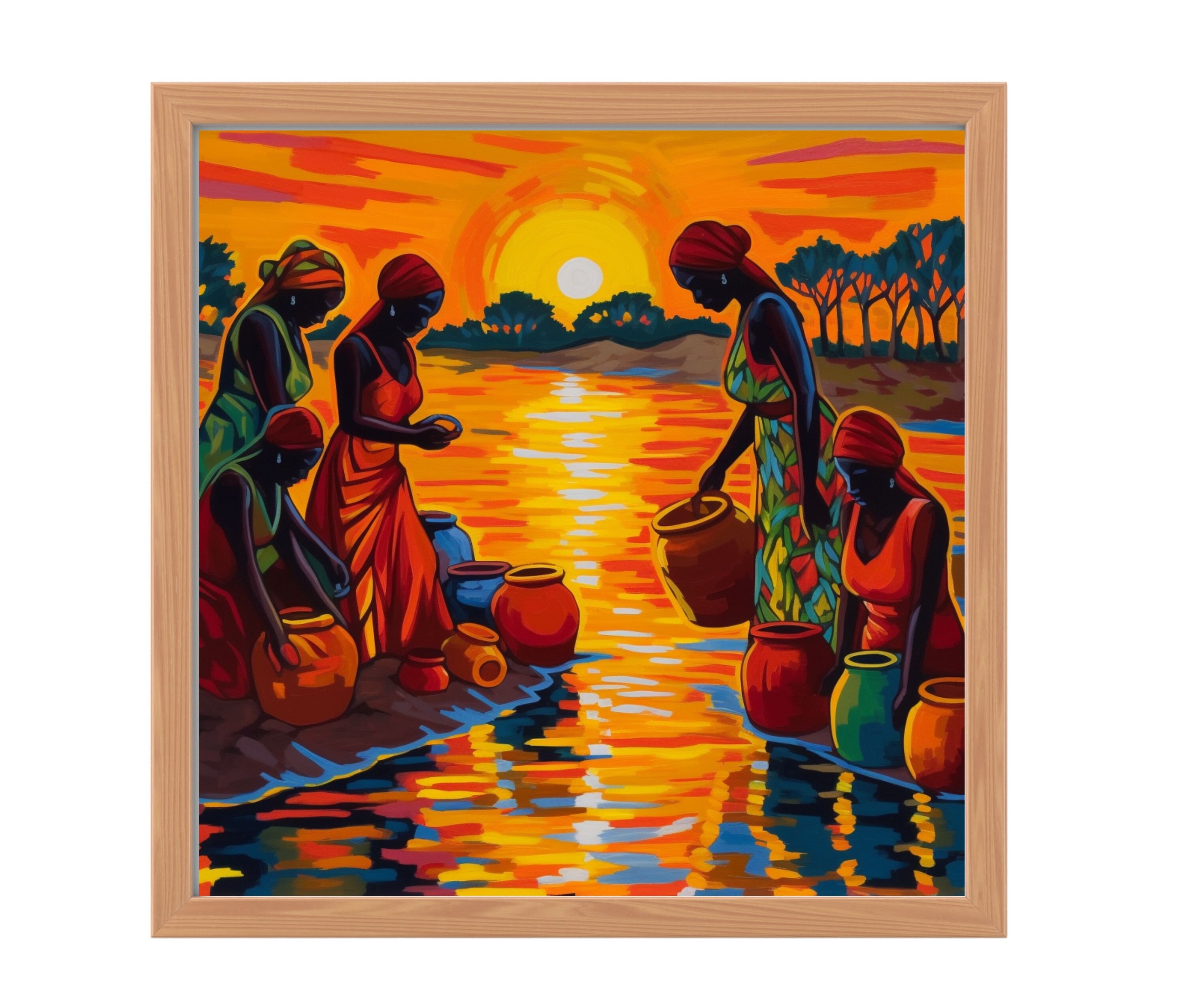 African painting cheap