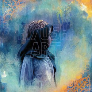 Drawing of an Islamic Girl