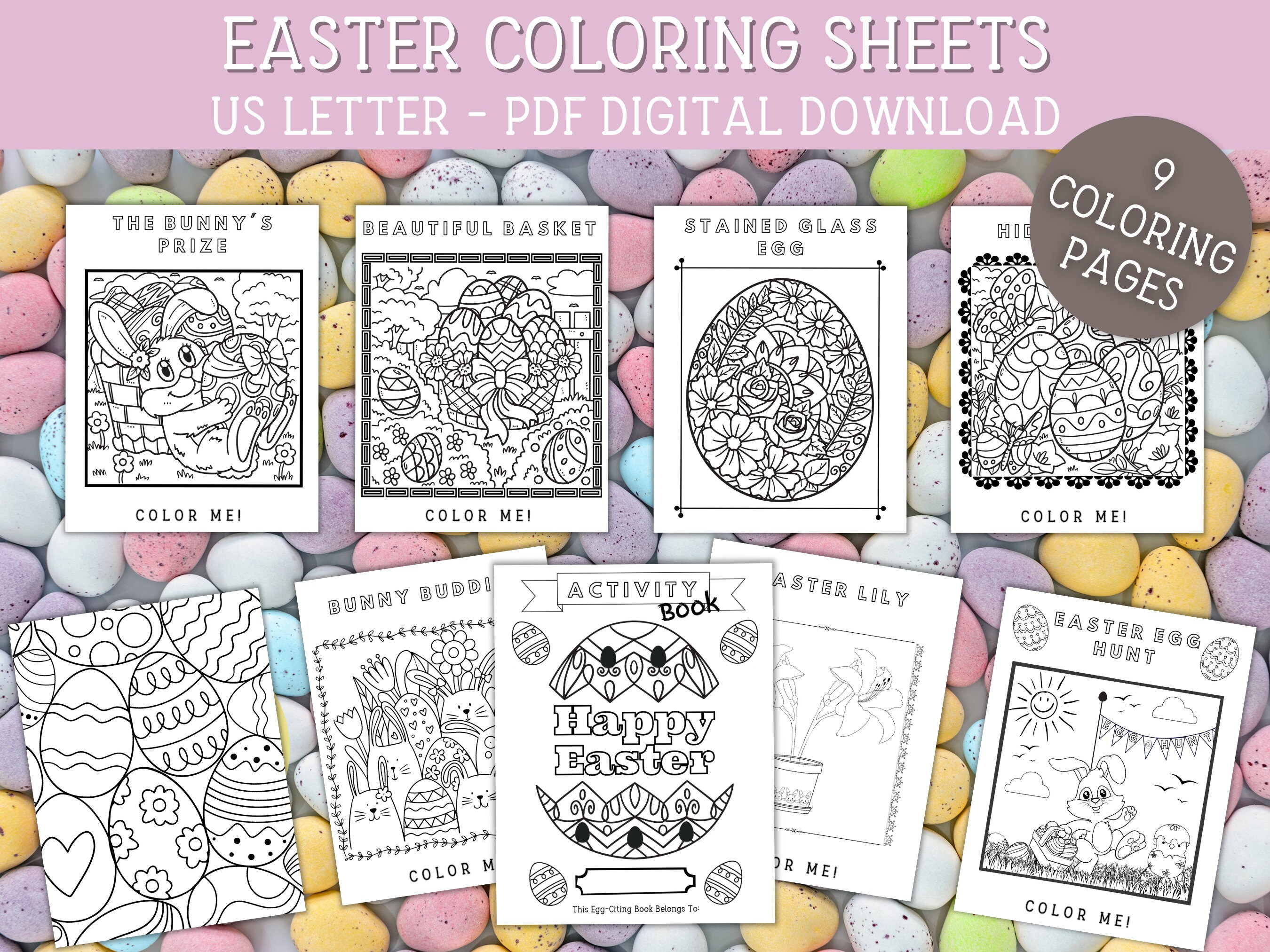 Easter Scavenger Hunt, Word Search and More - Easter Activity Book 31 ...