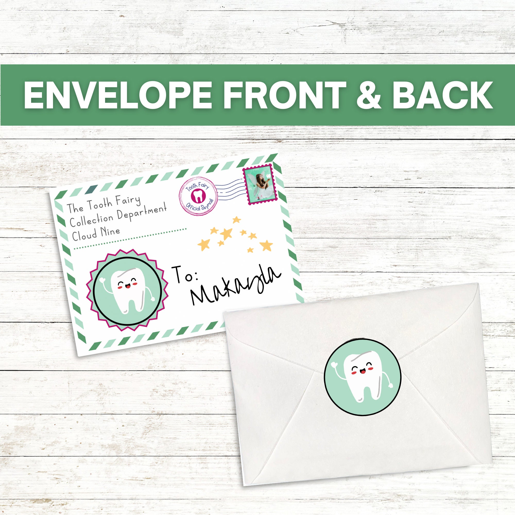 Tooth Fairy Letter Bundle With 12 Unique Letters DONE for YOU, First ...