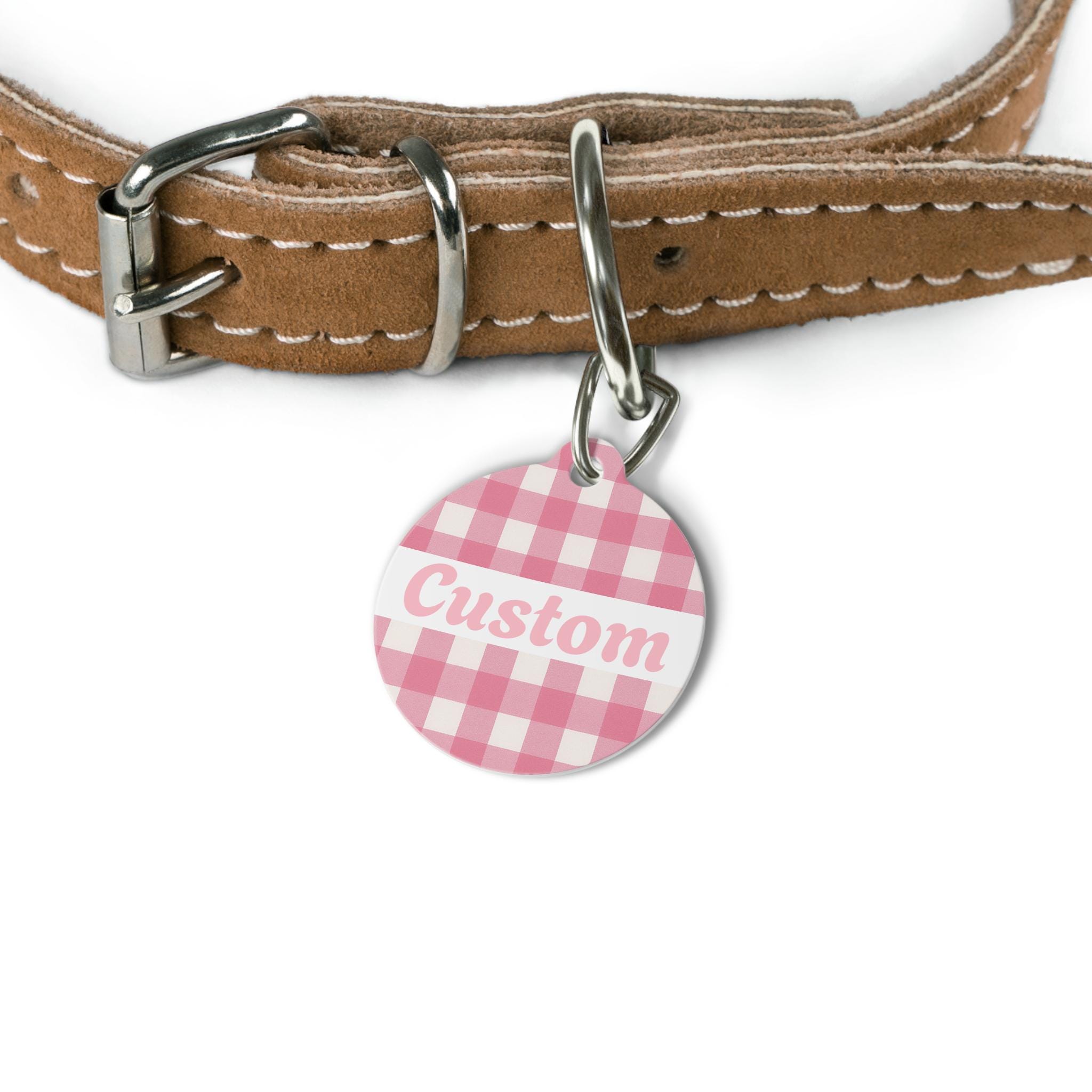 Chic Pet Tag, Stylish Dog Tag, Personalized Pet ID Tag, Customizable Pet Accessory, Holiday Pet Gifts, Cute Pet Jewelry