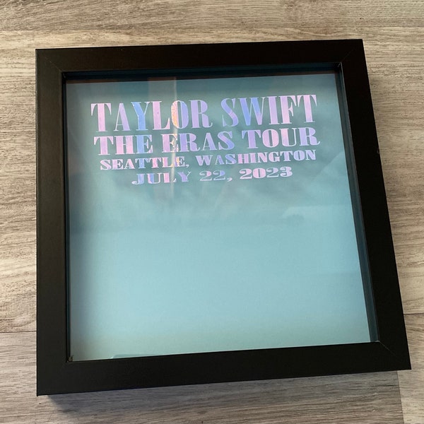 The Eras Tour Shadow Box Etsy