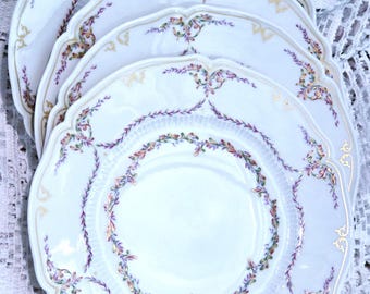 Haviland "Savoie" Set of 4 Bread Plates