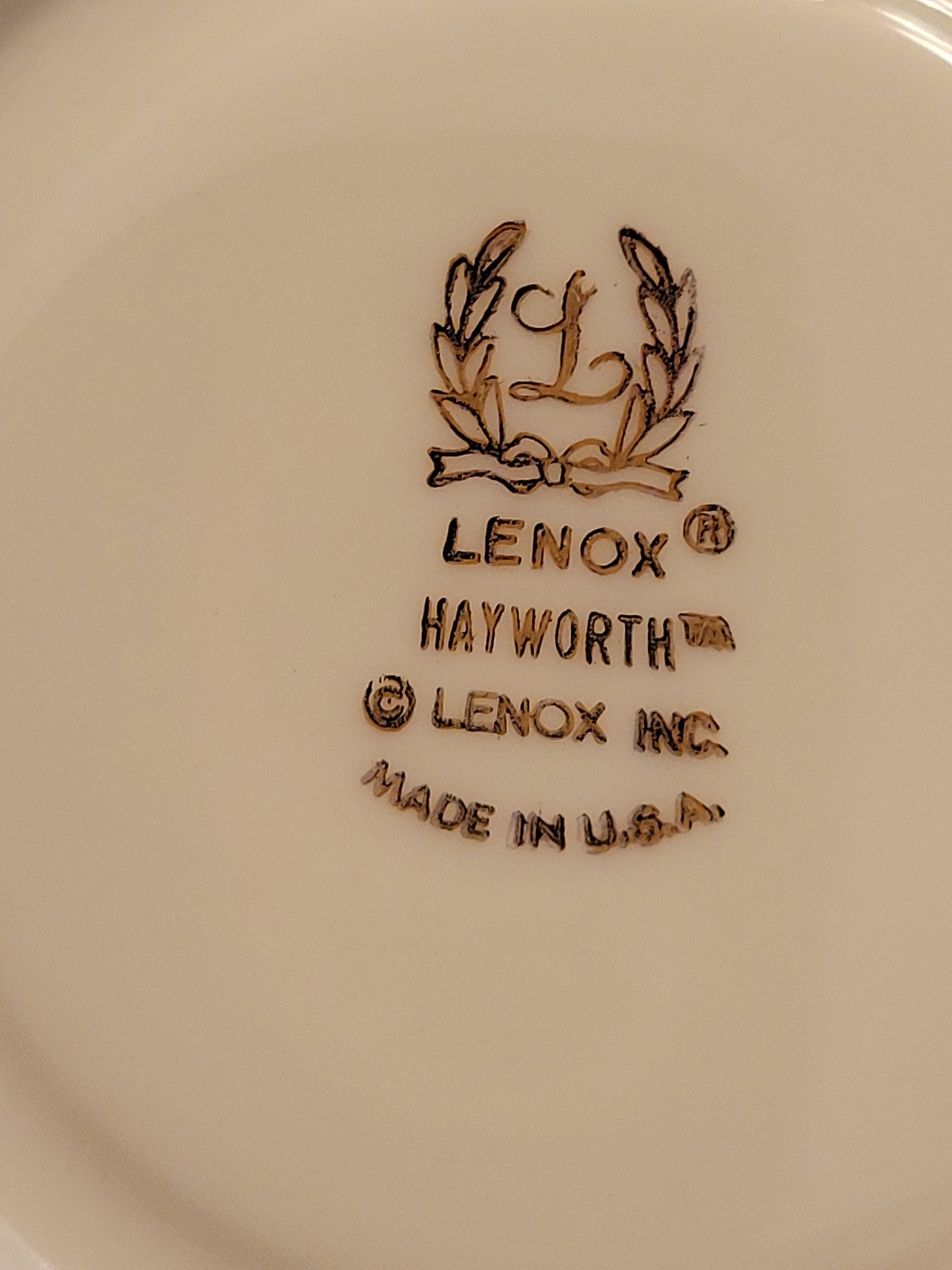Lenox hayworth Set of 4 Cups and Saucers - Etsy