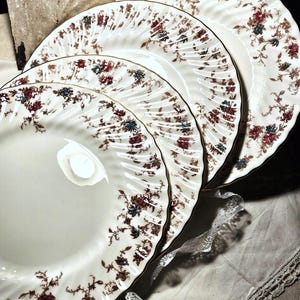 Minton "Ancestral" Set of 4 Dinner Plates