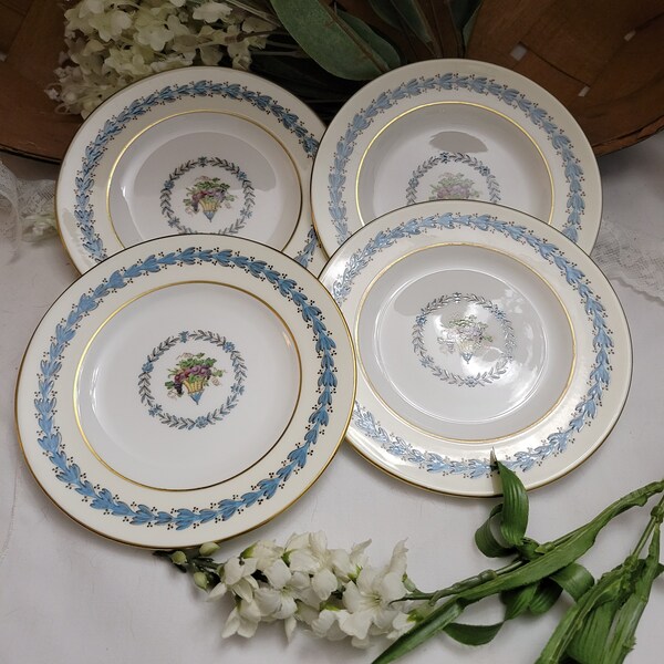 Wedgwood "Appledore" Set of 4 Bread Plates