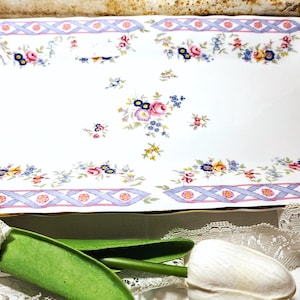 Paragon Fine Bone China "Bow" 11 3/4" Rectangular Tray
