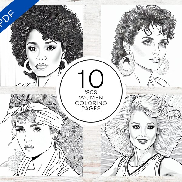 1980s Coloring Book - Etsy