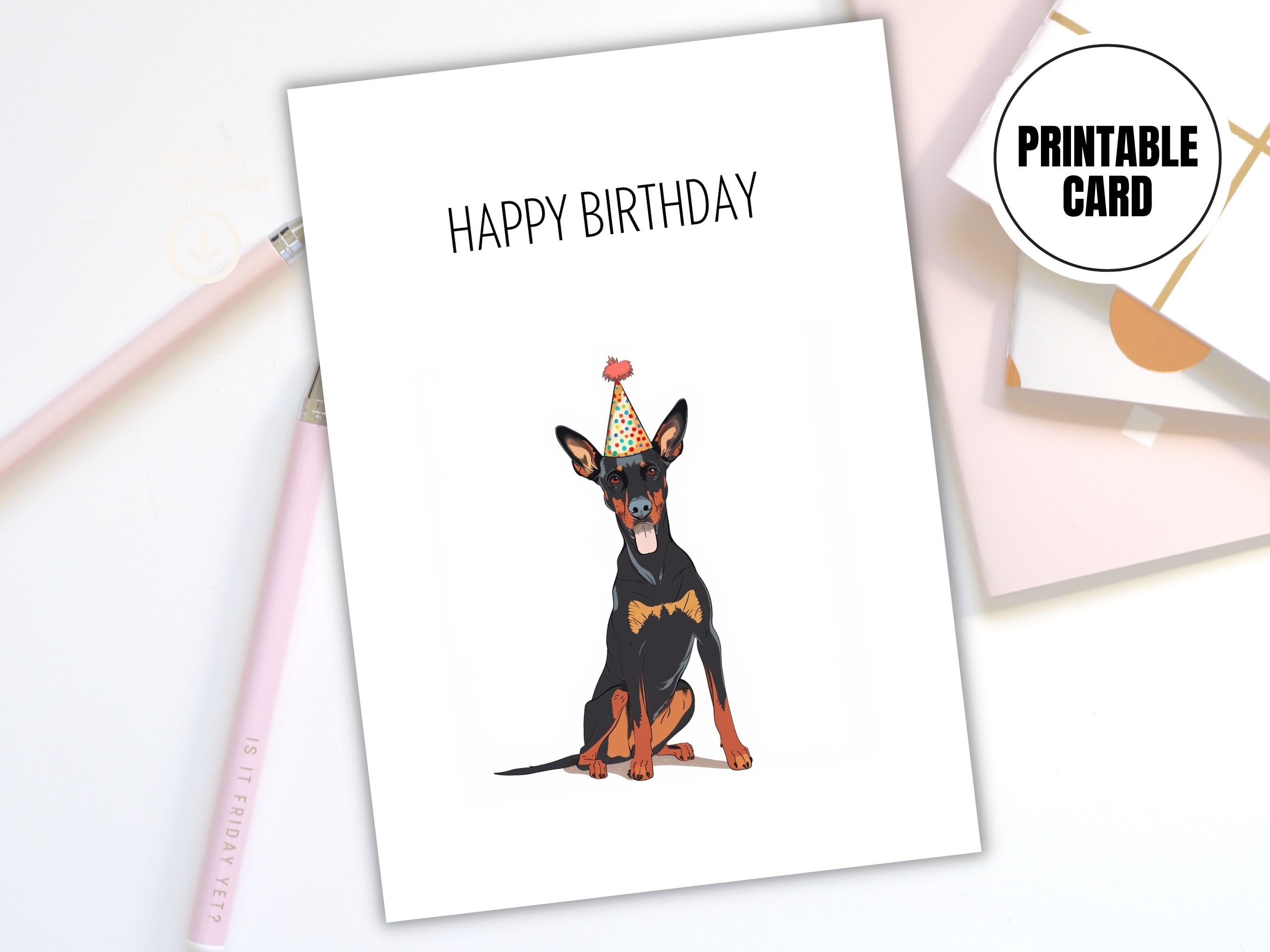 Biglietto Di Auguri Per Compleanno Con Cane Pomerania - Simpatico E Adorabile - Formato 145mm X 145mm - Prodotto In UK Su Carta Riciclata FSC
