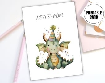 Biglietto di auguri di compleanno di Dragon Trainer - Regalo di compleanno personalizzato, Sdentato - Italia
