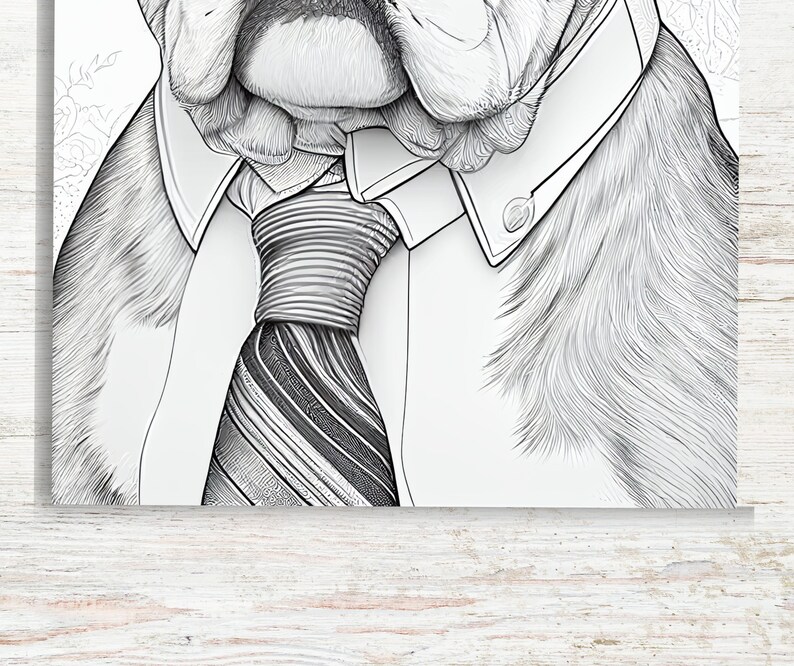 10 Cute Bulldog Coloring Pages | Printable Dog Coloring Sheets for