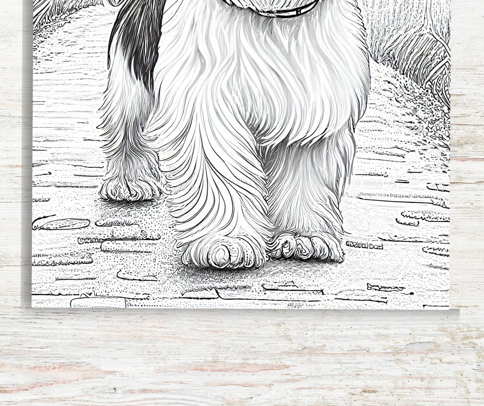 10 Cute Shih Tzu Dogs Coloring Pages | Printable Grayscale Dog Coloring ...