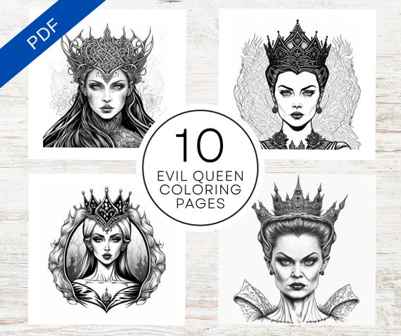 Evil Queen Coloring Page