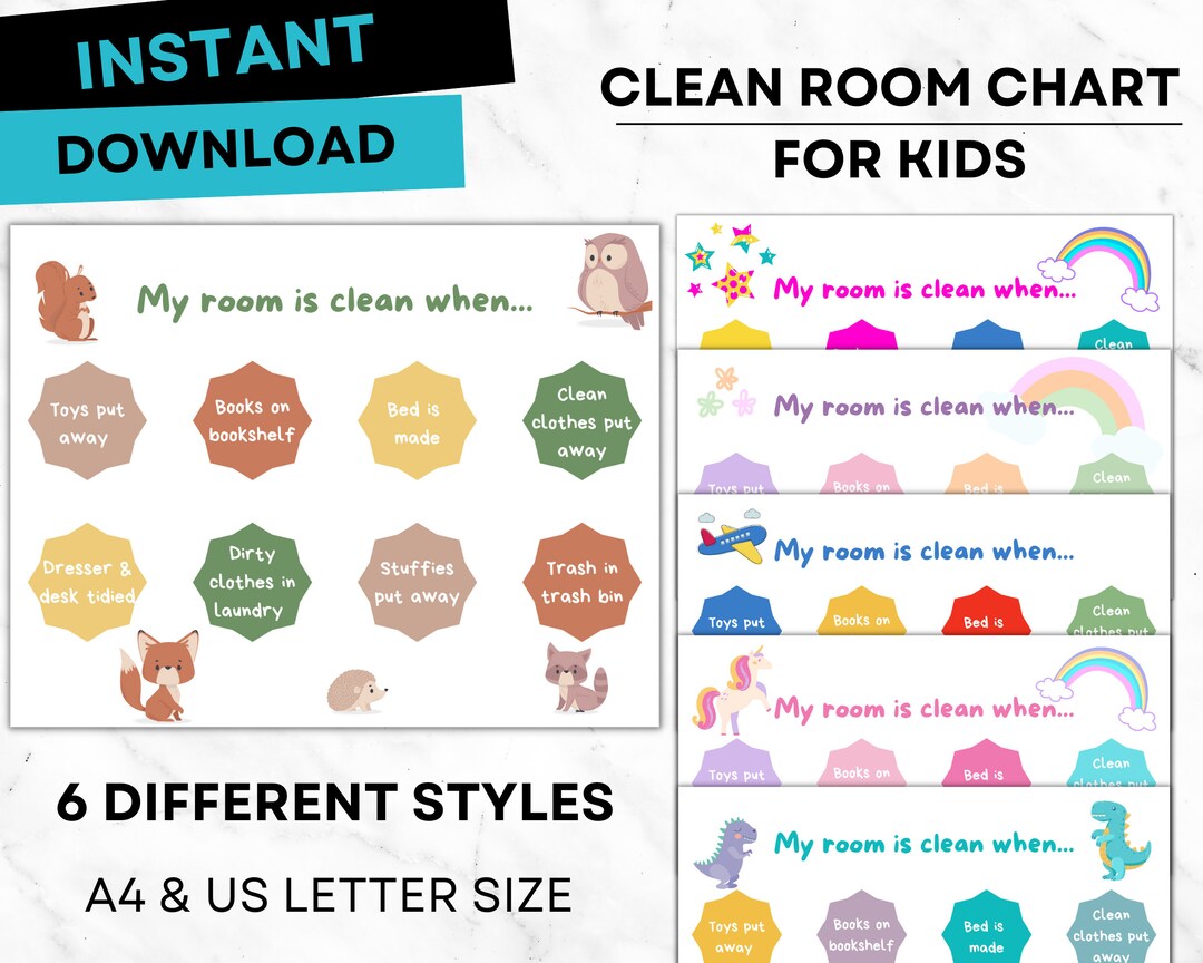 kids-cleaning-chart-cleaning-schedule-for-children-clean-room