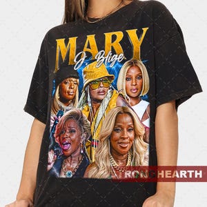 Mary J. Blige Vintage T-shirt Limited Collection - Music Homage T-shirt