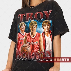 Troy Bolton High School Musical  Vintage T-shirt Limited Collection - TV Show / Movies Homage T-shirt