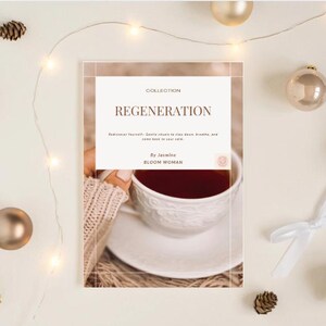 Ebook de Regeneração – Um PDF de autocuidado suave para redescobrir a si mesmo e restaurar a paz interior.