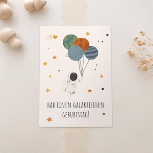 Postkarte A6 Geburtstag Weltall | Postkarte Kinder | Postkarte Geburtstag |Karte Kindergeburtstag Geburtstagskarte Geburtstagsgeschenk